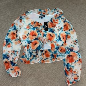 Lulus floral shirt